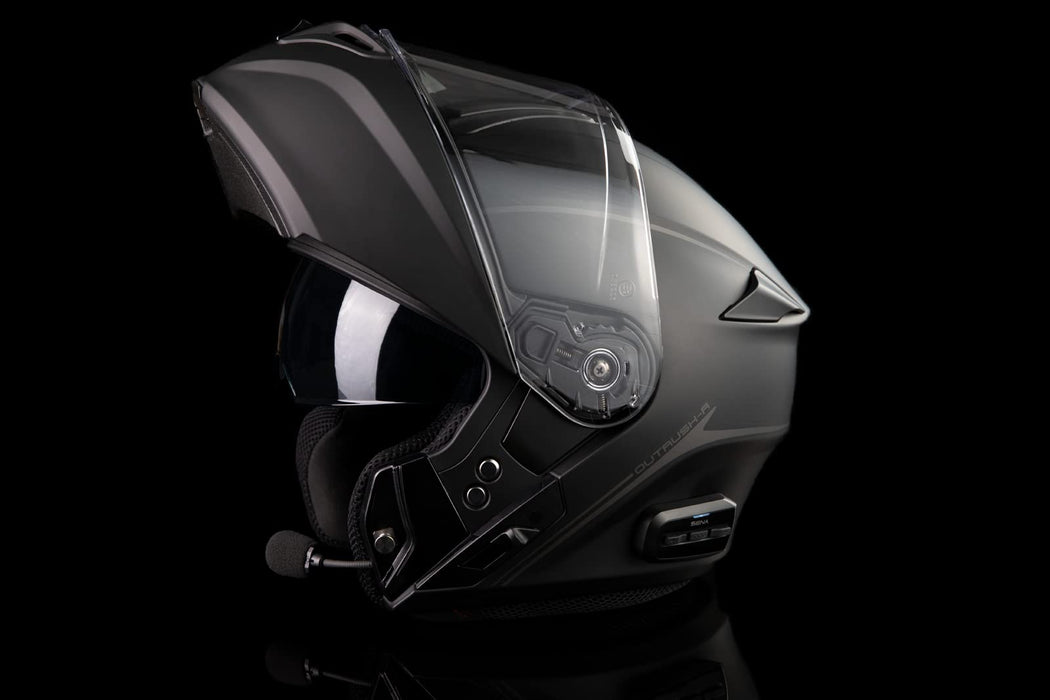 Sena Outrush R Solid Helmet Large Matte Black