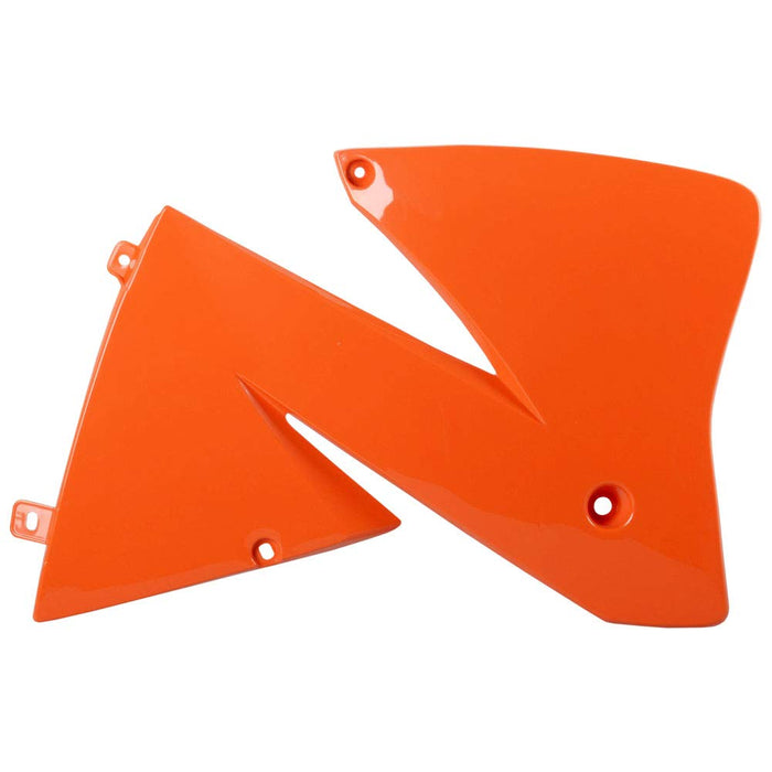 Polisport Radiator Shroud Set (ORANGE) For 00-02 KTM 200EXC