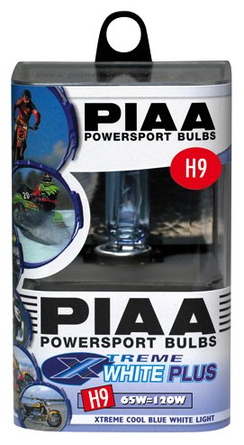 PIAA 70955 Xtreme White Plus H9 Bulb, 65w = 120w