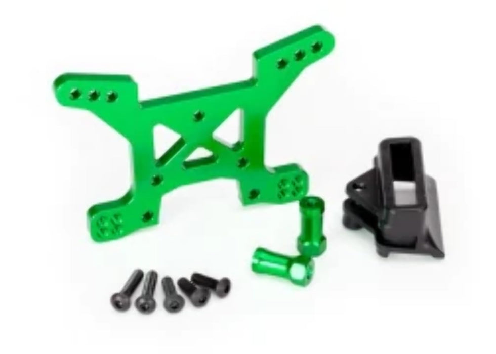 Traxxas 6739G Green Aluminum 7075-T6 Front Shock Tower