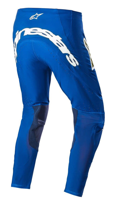 Alpinestars 2023 Supertech Bruin Men's Off-Road Motorcycle Pants - Blue/Brushed Gold / 30