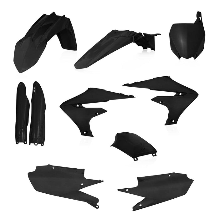 Acerbis Full Plastic Kit (Black Metallic) For 19-22 YAMAHA YZ250F