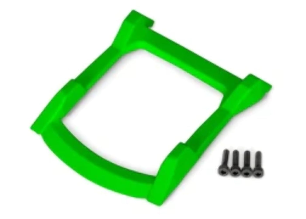 Traxxas 6728G - Skid Plate roof (Body) (Green)/ 3x12 CS (4)