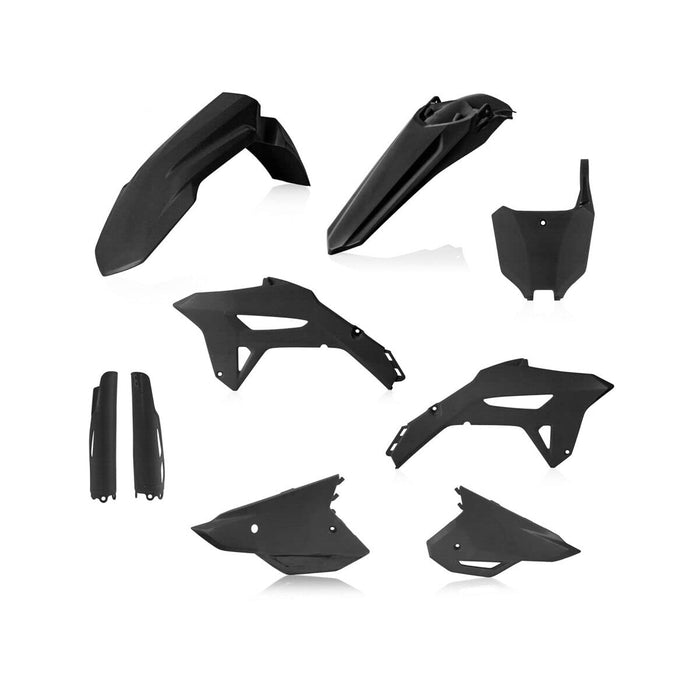 Acerbis Full Plastic Kits Compatible with Honda Black Metallic 2858927440