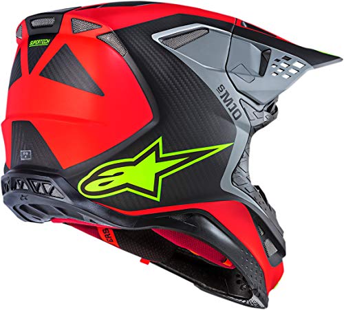 Alpinestars 8301919-317-X Anaheim 1 M-10 Helmet Red/Black/Yellow Xl