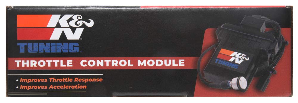 K&N Throttle Control Module: Faster Response From Pedal To Engine; Accelerate Faster; compatible with Jeep Wrangler Jl V6-3.6L F/I, 2018, 20-1576