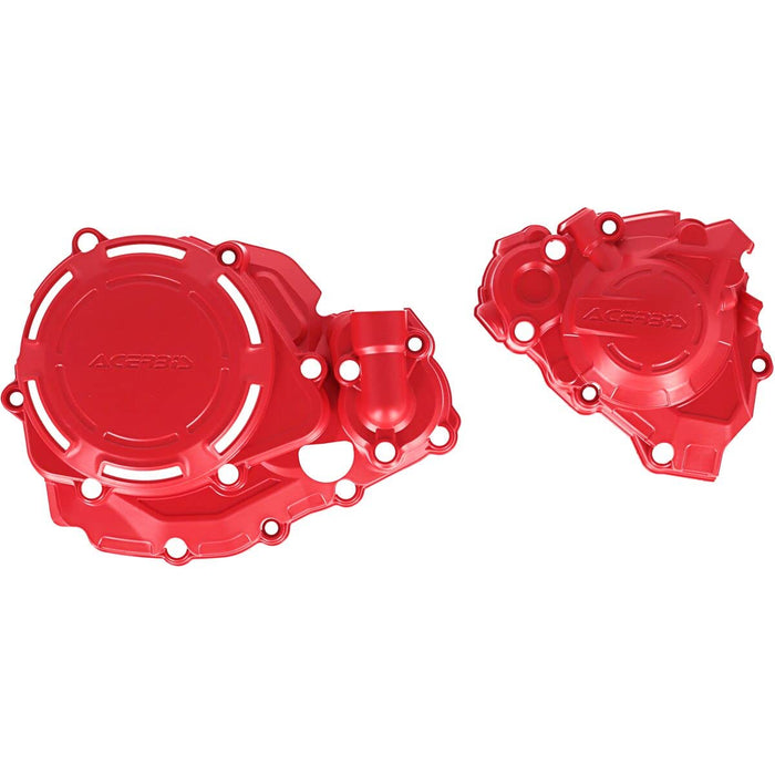 Acerbis X-Power Engine Cover Kit (Red) For 21-23 HONDA CRF450R