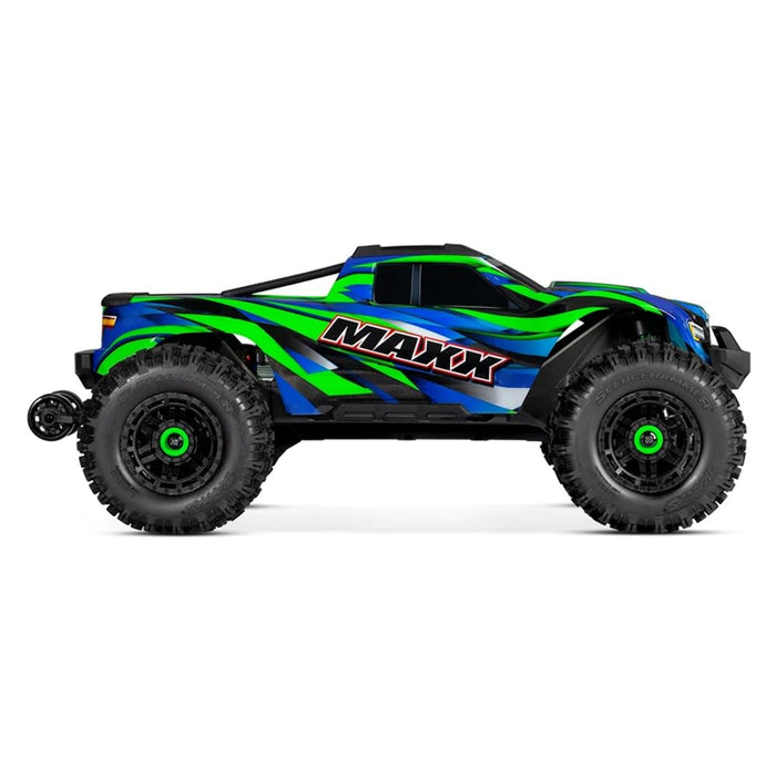 TRAXXAS Maxx Wide Green 1:10 RC Model Car Monster Truck 4WD RTR 2.4GHz