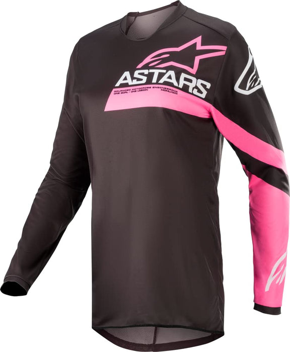 Alpinestars Stella Fluid Chaser Jersey Black/Pink Fluo Lg (3782422-1390-L)