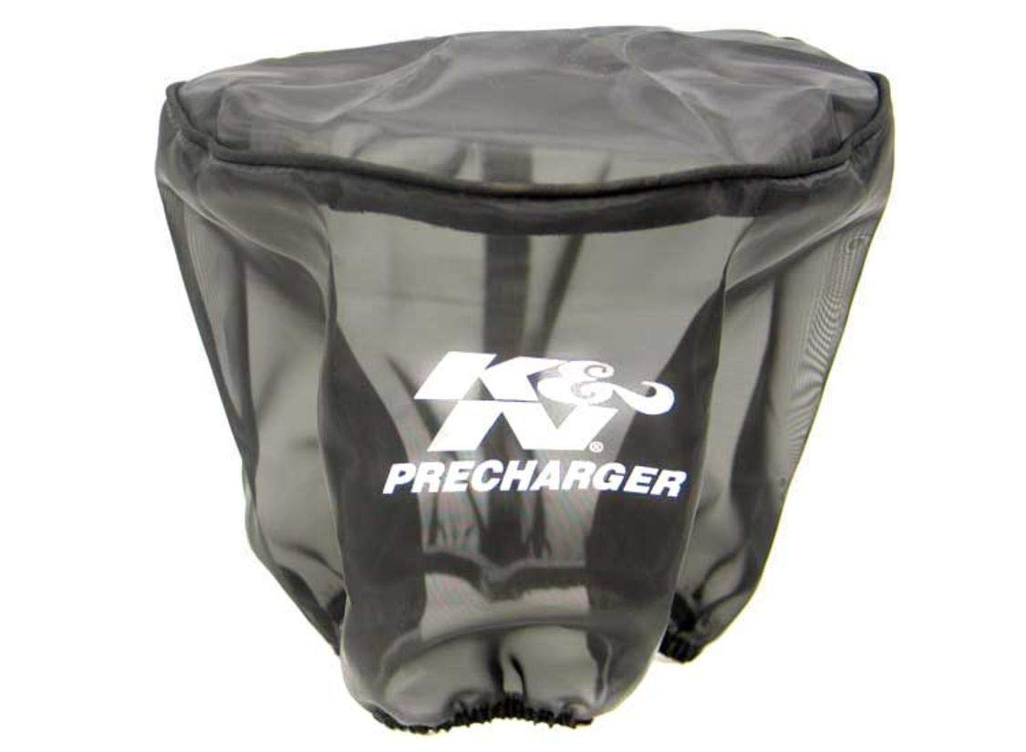K&N Precharger Air Filter Wrap Black Universal Polyester 6in. Height 7in. Inside Diameter 22-8021PK