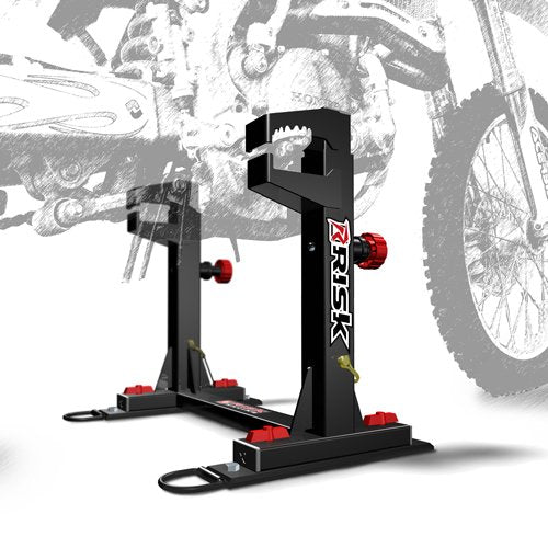 Risk Racing 77-849 Black Lock-N-Load Strapless Motocross Transport System