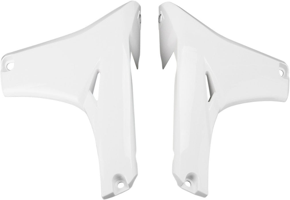 Acerbis Lower Radiator Shrouds (White) for 10-13 Yamaha YZ450F