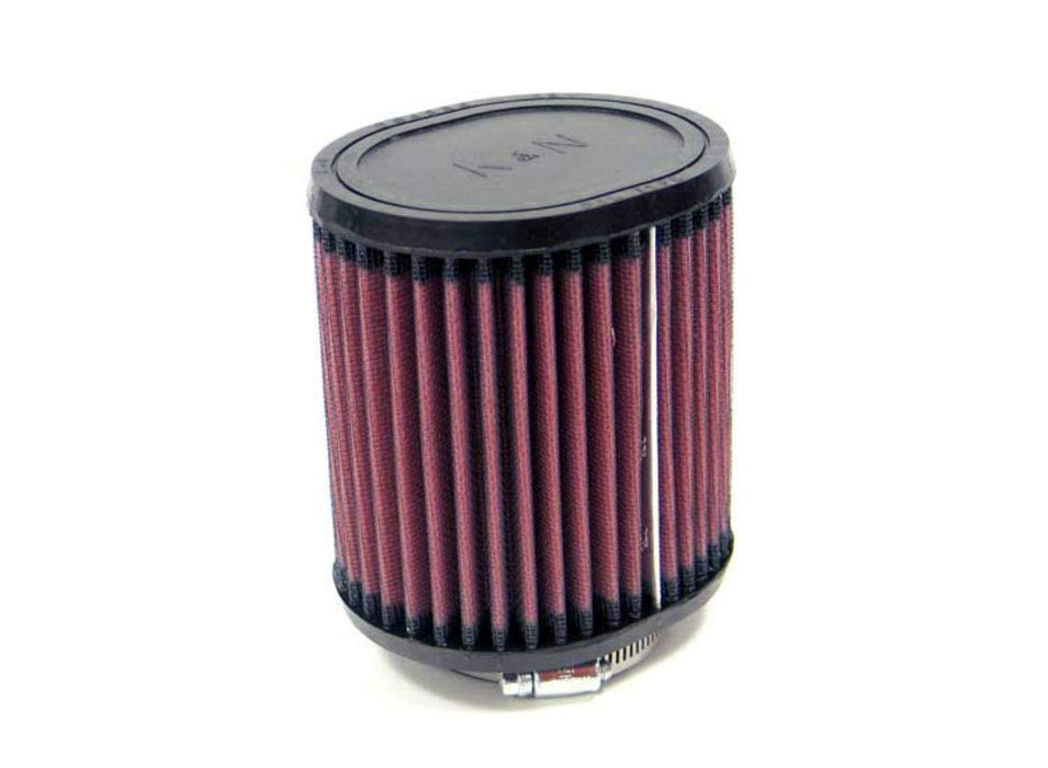 K&N Universal Clamp-On Air Filter: High Performance, Premium, Washable, Replacement Engine Filter: Flange Diameter: 2.4375 In, Filter Height: 5 In, Flange Length: 0.625 In, Shape: Oval, Ru-1180 RU-1180