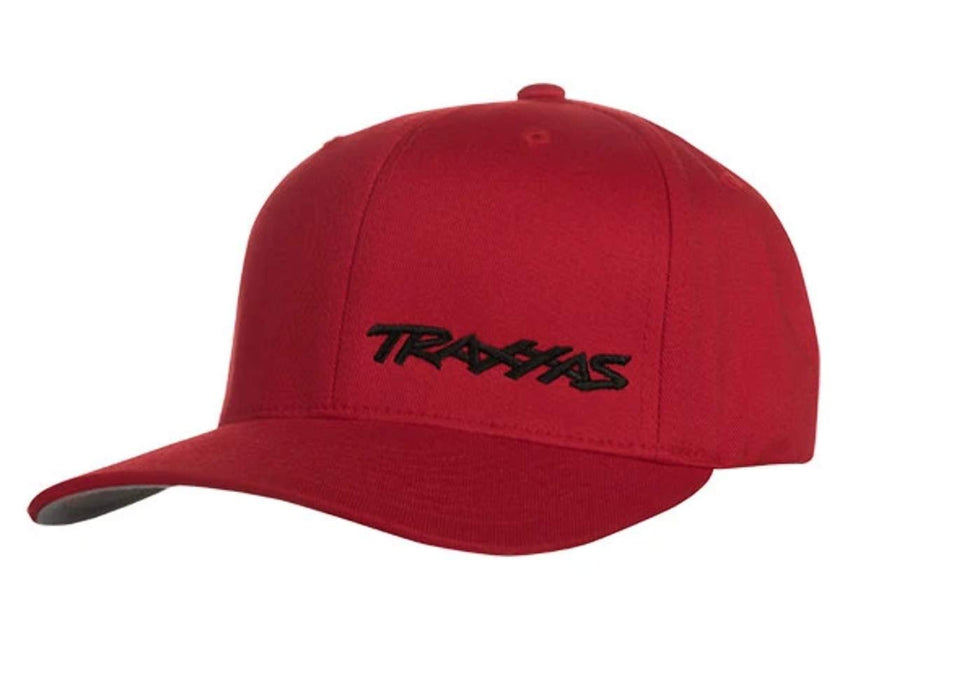 Traxxas 1187-Rbl-Sm Flex Hat Curve Bill Red/Black, Small 1187-RBL-SM