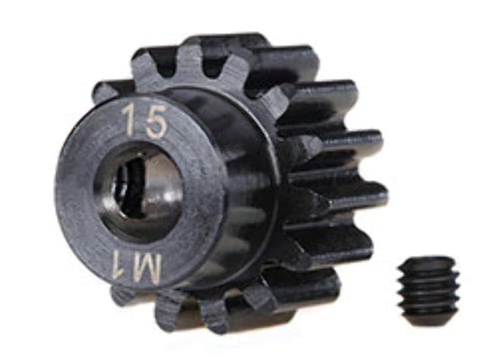 Traxxas 6487R 15-tooth Mod-1 Machined Steel Pinion Gear