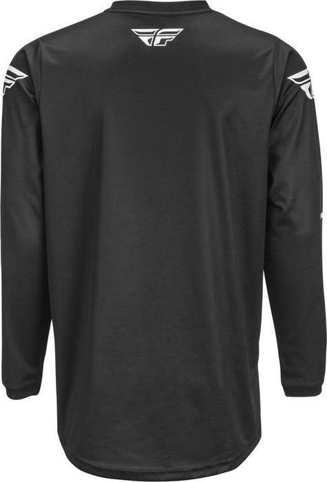 Fly Racing Universal Jersey (Black/White, X-Large)