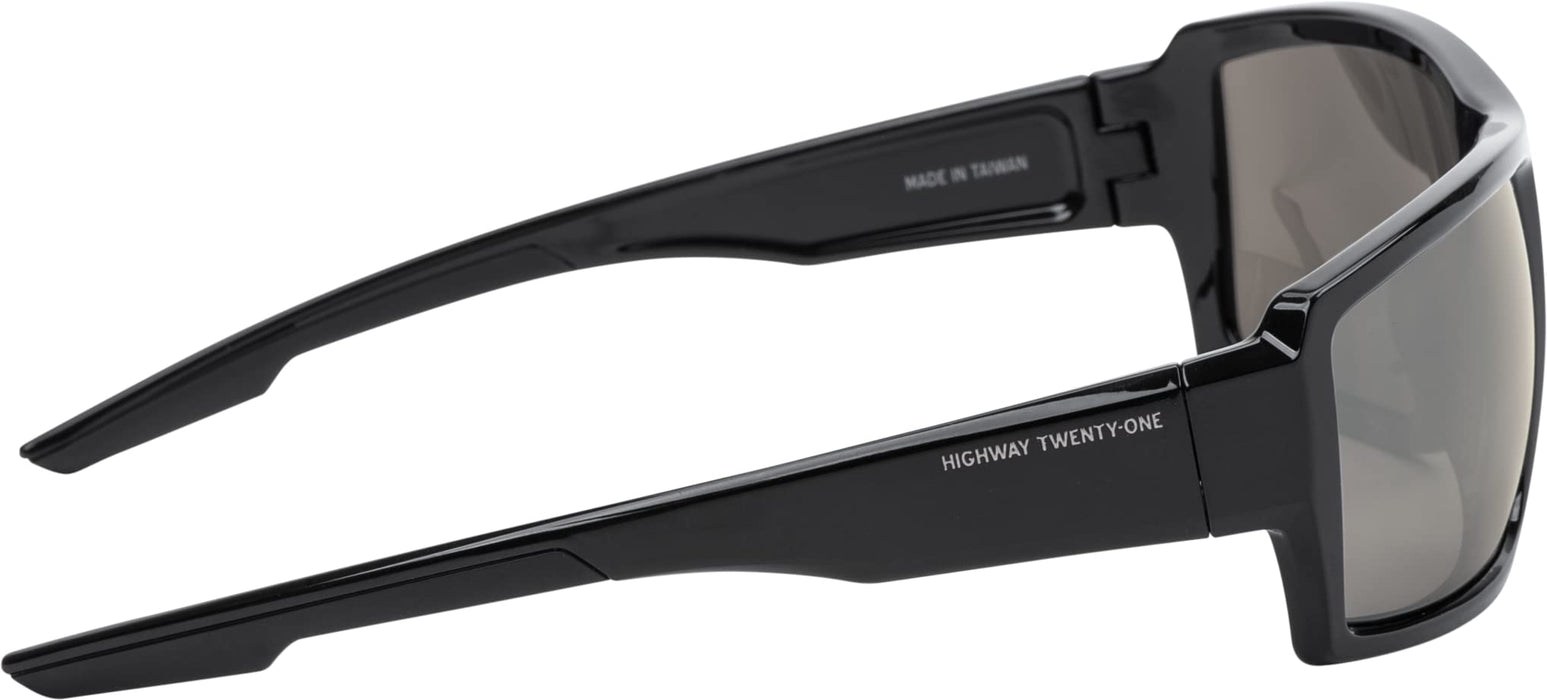 Highway 21 Masterson Sunglasses Black Oleophobic Hydrophobic Coating 489-3040
