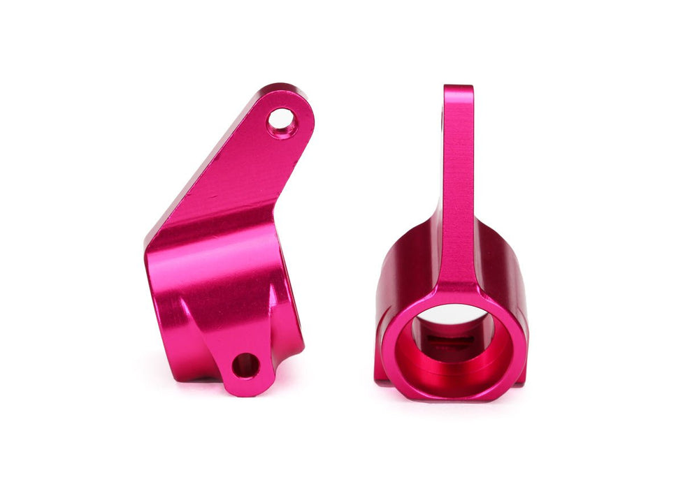 Traxxas 3636P-Anodized 6061-T6 Aluminum Steering Blocks (Pair) Pink