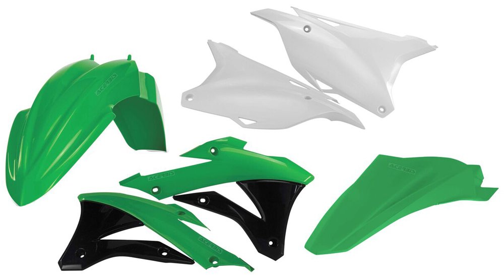 Acerbis Plastic Kit (2014 OEM Colors) for 14-19 Kawasaki KX85, one Size (2374105135)