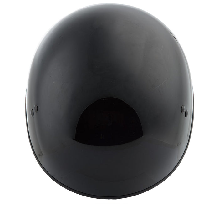 GMAX GM65 Naked Adult Half Face Street Motorcycle Helmet - Gloss Black/Small