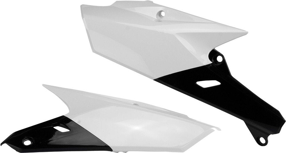 Acerbis Side Panel Set (White/Black) Compatible With 14-18 YAMAHA YZ250F