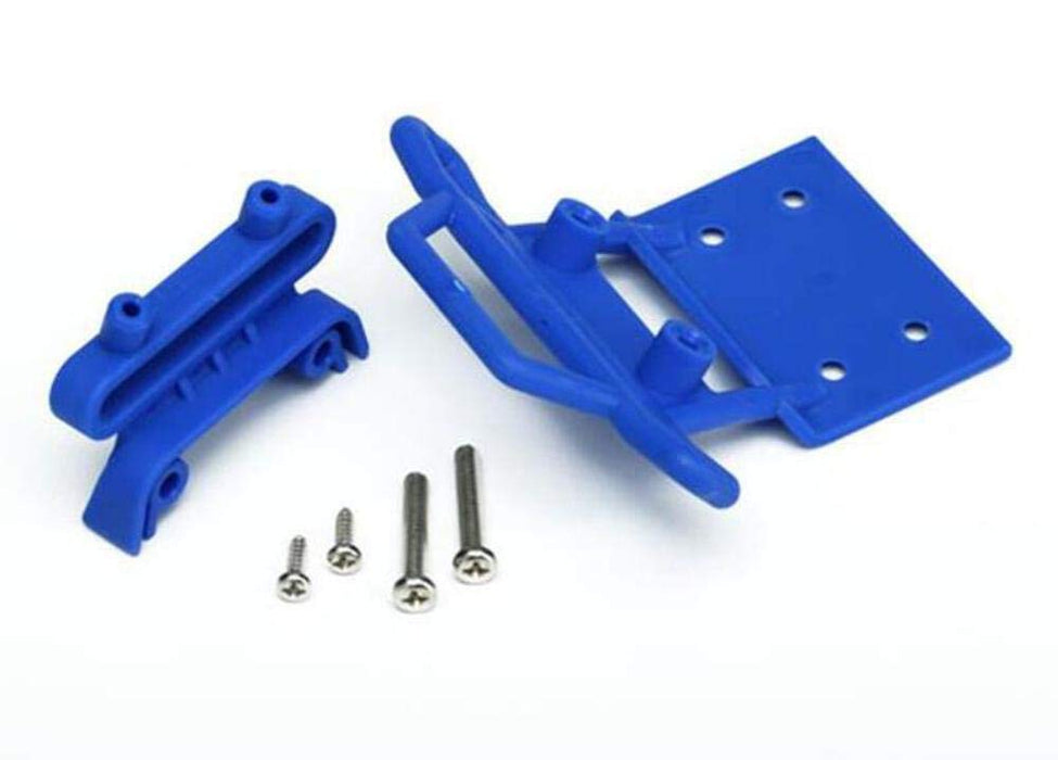 Traxxas Front Bumper and Mount Blue: Son-Uva Digger