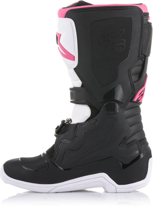 Alpinestars 2013218-130-9 Tech 3 Stella Boots Black/White/Pink Sz 09