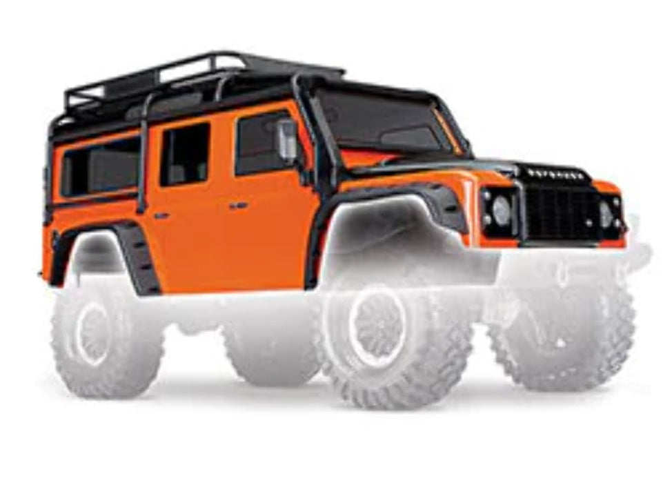 Traxxas 8011A Land Rover Defender Body Adventure Orange: TRX-4