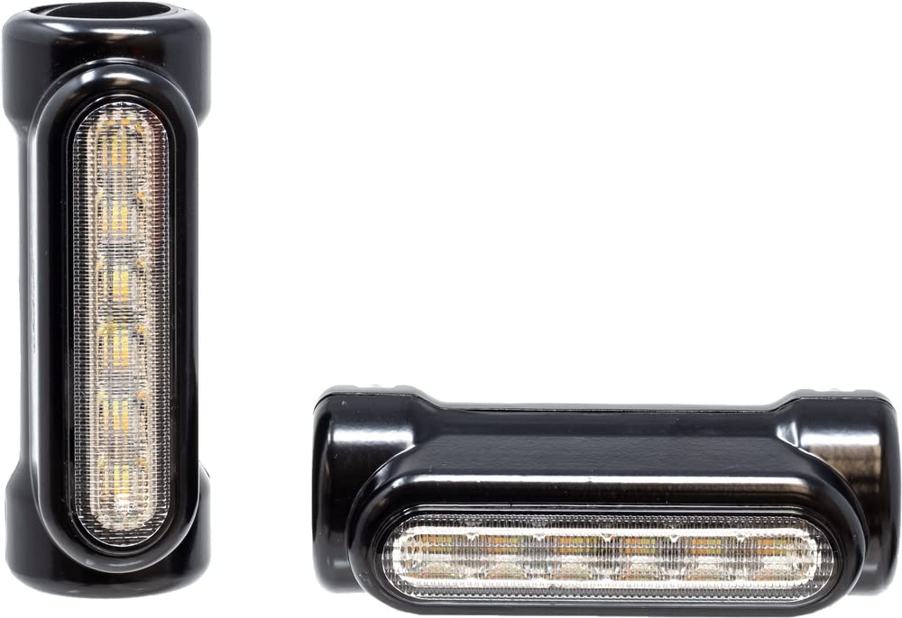 Letric Lighting Co. LLC-EGL-B Engine Guard LED Turn Signals - Black