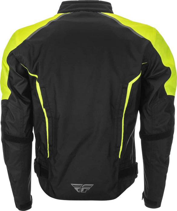 Fly Racing Launch Jacket (Black/Hi-Vis, Medium)