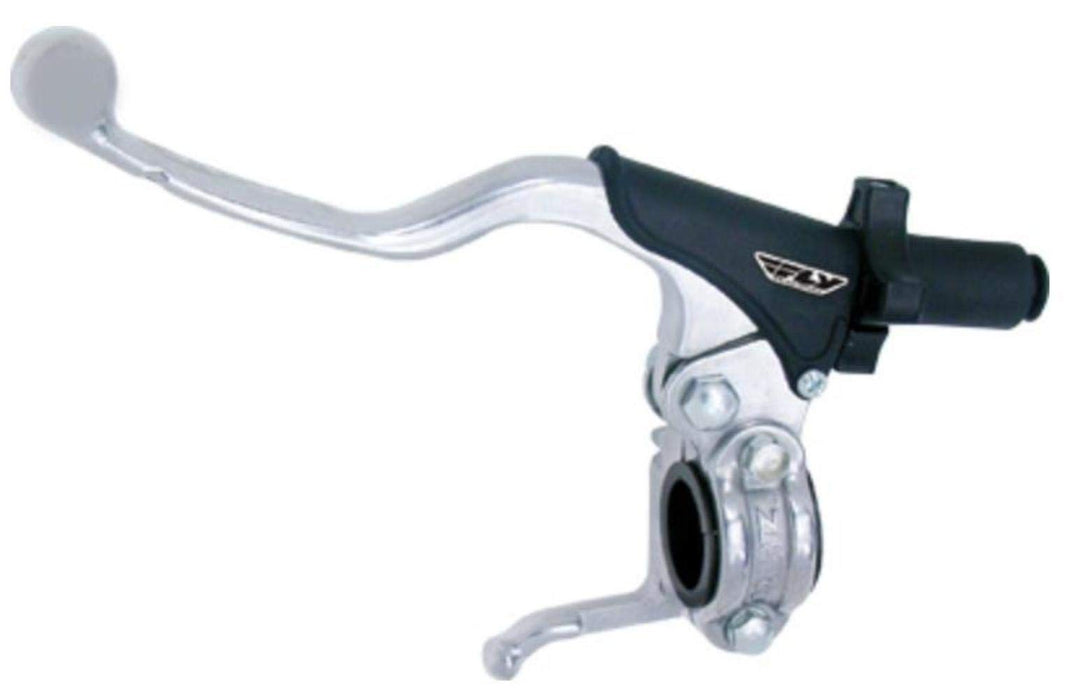 Fly Racing Pro Off-Road Motorcycle Perch Combo without Grip Compatible for Yamaha YZ450F 2008-2016 - Polished/One Size