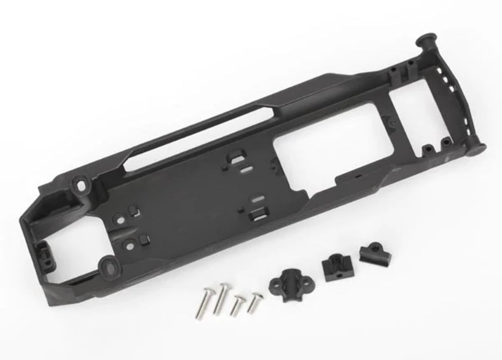 Traxxas 5724R Spartan Radio Tray with Retainer Stuffing Tube Clamp and Hardware