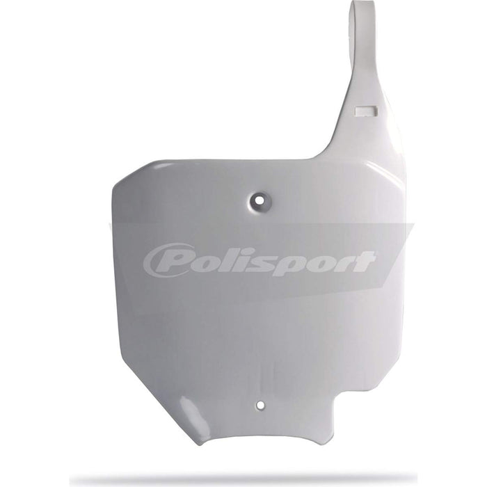 Polisport Front Number Plate - White, Color: White 8662200001