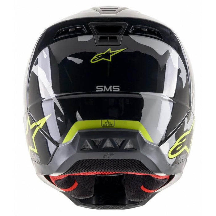 Alpinestars 83039211592-XXL S-M5 Rover Helmet - Anthracite/Yel Fluo/Camo (2X)