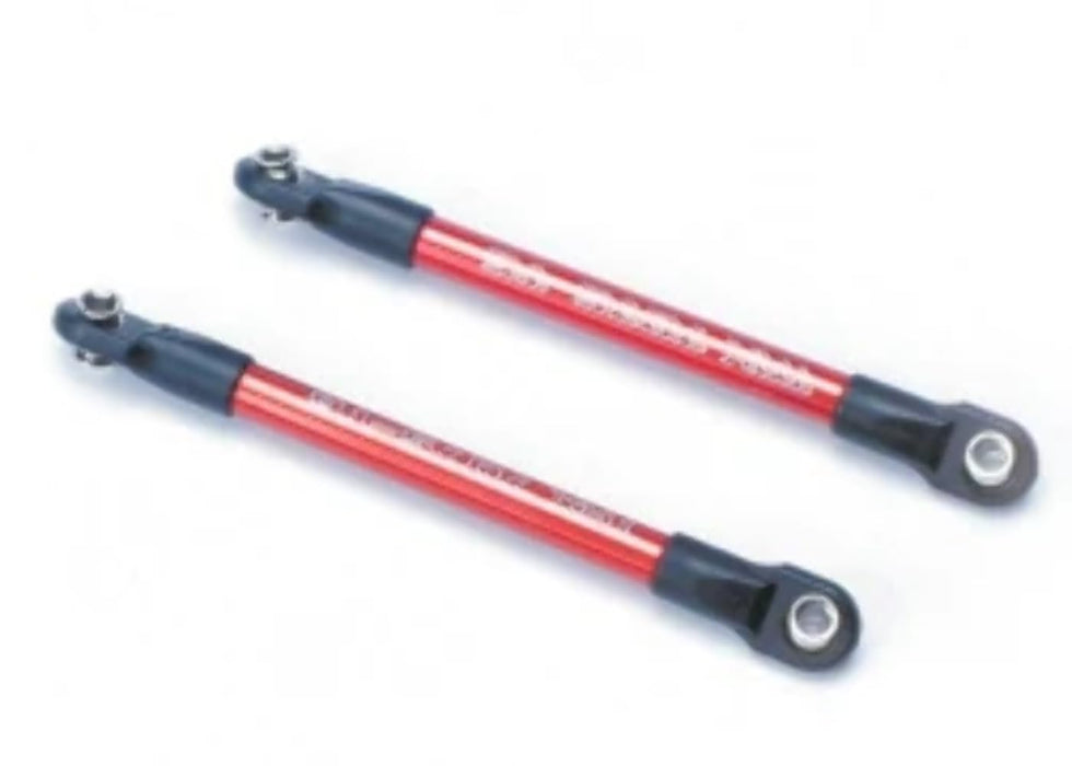 Traxxas 5918X Red-Anodized Aluminum Push Rod with Rod Ends Progressive 2 (pair)