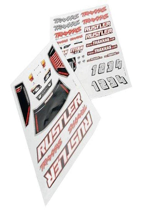 Traxxas Rustler Decal Sheet