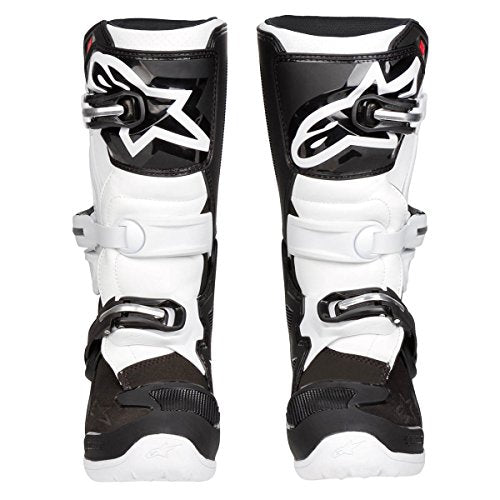 Alpinestars Youth Tech 7S Motocross Boot, Black/White, 5