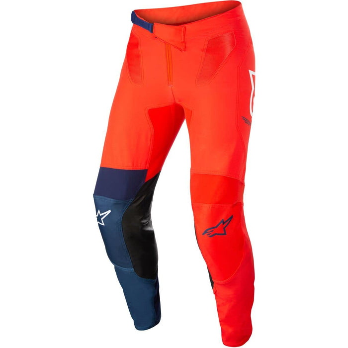 Alpinestars Supertech Blaze Pants Bright Red/Drk Blue/Wht Sz 32 (3720422-3372-32)