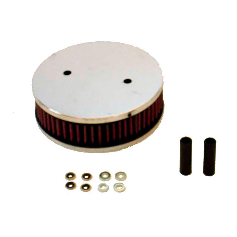 K&N Custom Round Racing Assembly Red 5.875in OD x 3.25in Height 56-1410
