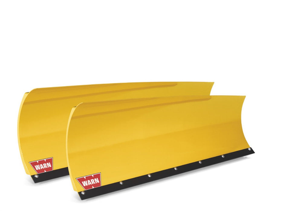 Warn Blade For Atv/Utv; 54 Inch Length Tapered Blade; Mounts To Plow Base; With Wear Bar; Powder Coated; Yellow 80954