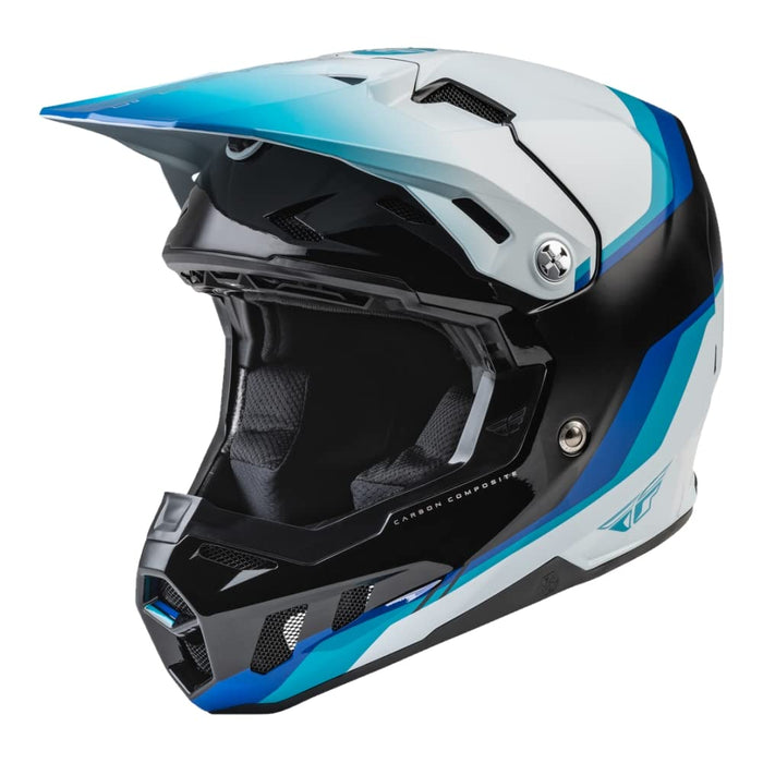 Fly Racing 73-47111L Formula Cc Driver Helmet Visor Black/Blue/White Xl/2X