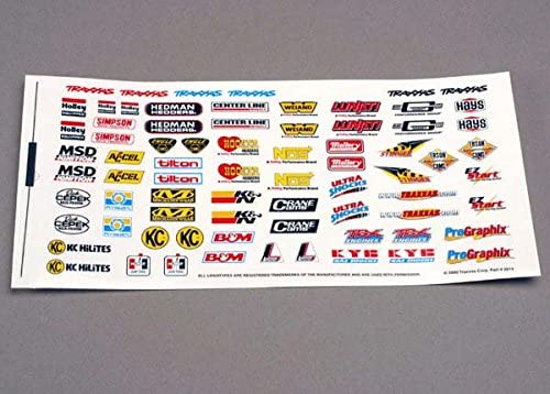 Traxxas 2514 Decal Sponsor Sheet 293-Pack