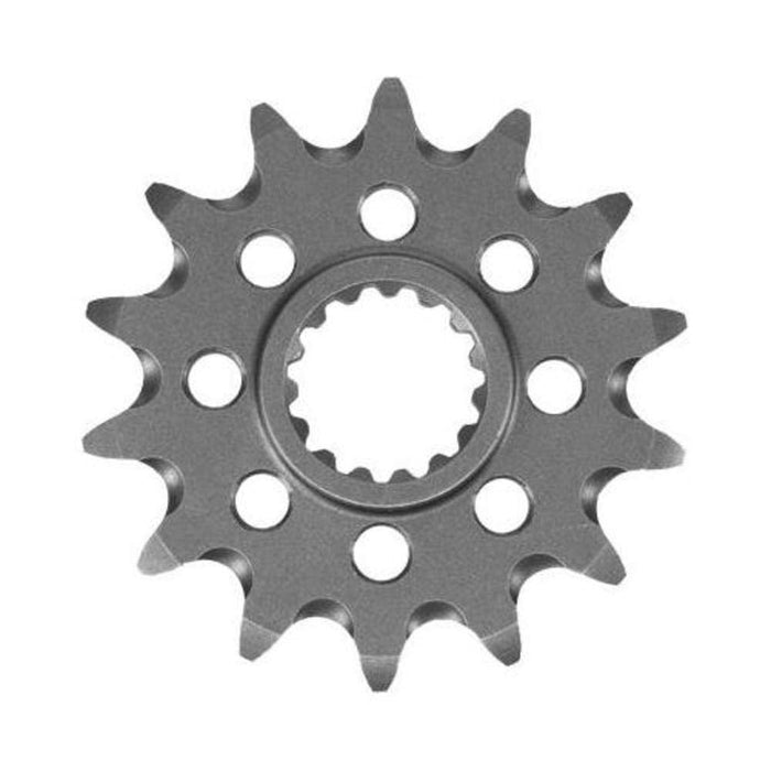 Fly Racing Countershaft Front Sprocket Compatible for Kawasaki KX65 2000-2016 - Steel / 14T