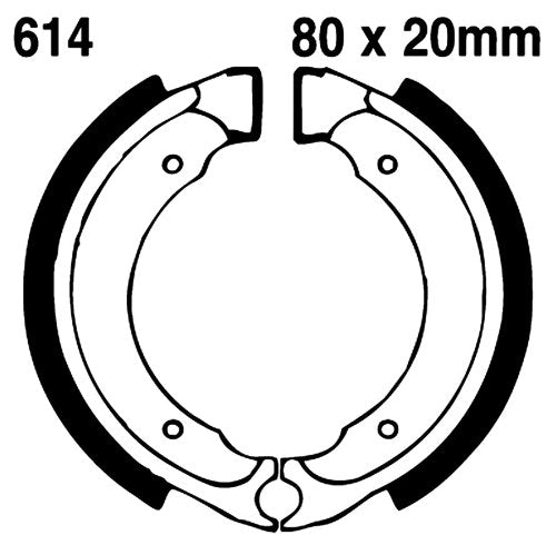 EBC Brakes 614 Brake Shoe