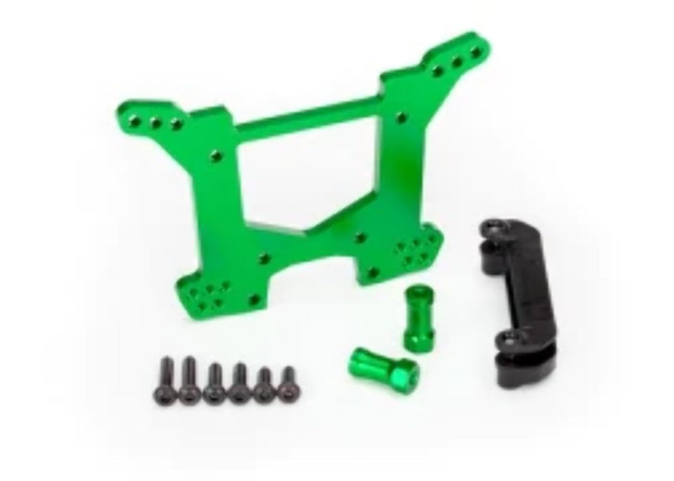 Traxxas 6738G Green Aluminum Rear Shock Tower