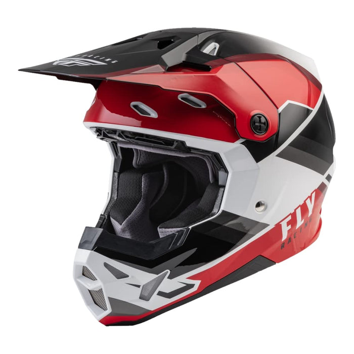 Fly Racing 73-87302L Formula Cp Rush Helmet Visor Black/Red/White Md-2X