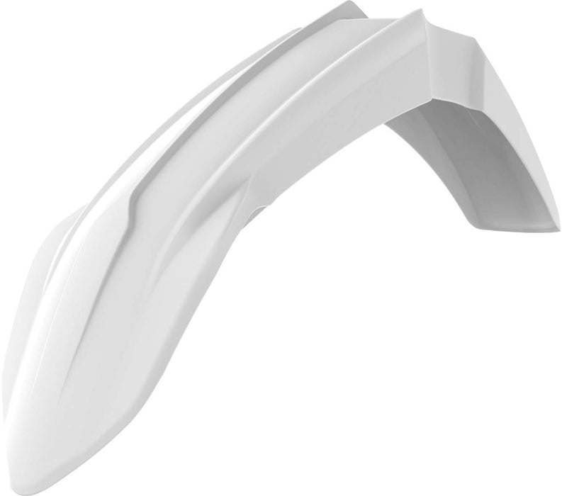 Polisport Front Fender (White) for 19-21 Yamaha YZ250F