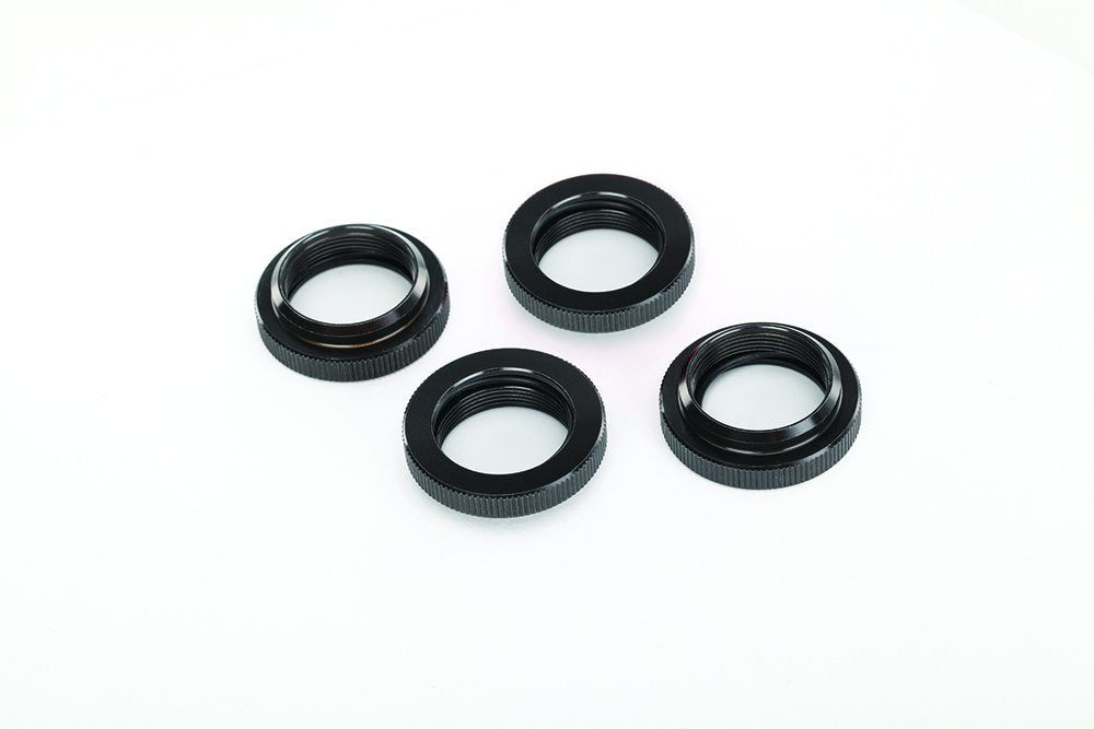 Traxxas 7767X GTX Shock Spring Retainers (adjuster) PTFE-Coated Aluminum with O-Ring (set of 4)