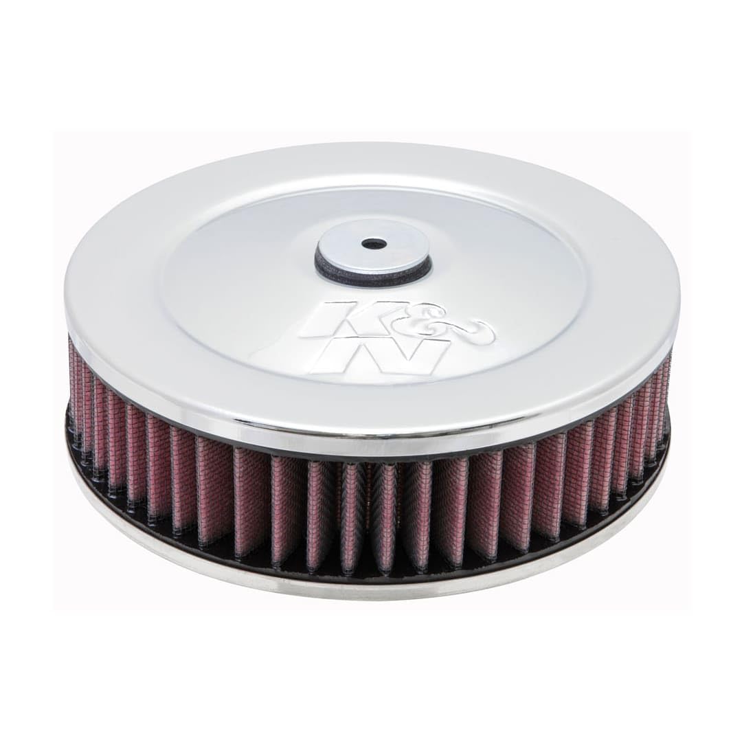 K&N 2-5/8in Flange 7in Diameter 3in Height Round Air Filter Assembly w/ Vent 60-1030