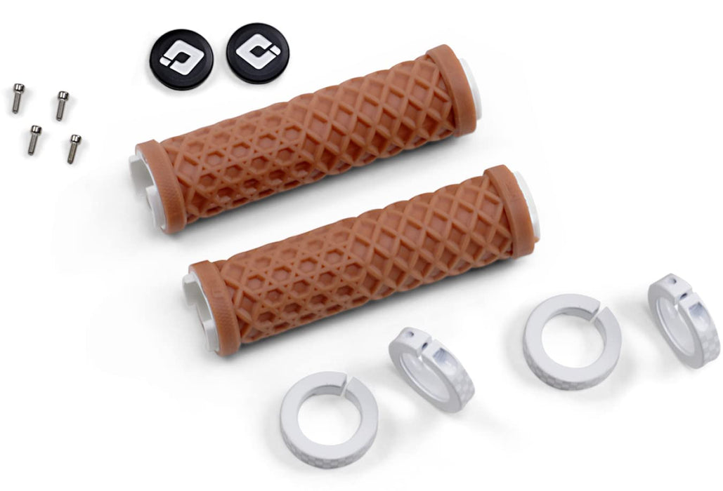 ODI 59-8767 Gum Vans PWC Lock-On Grips Rubber Material, 1" Handlebar Diameter, 5-1/8" Length, Brown, Adventure Touring/Dual-Sport/ATV/Offroad/Street/Watercraft Riding Style